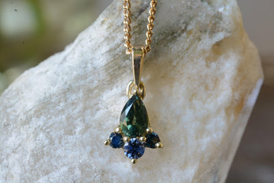 KESTREL I SAPPHIRE-Necklaces-Corkysaintclair Melbourne