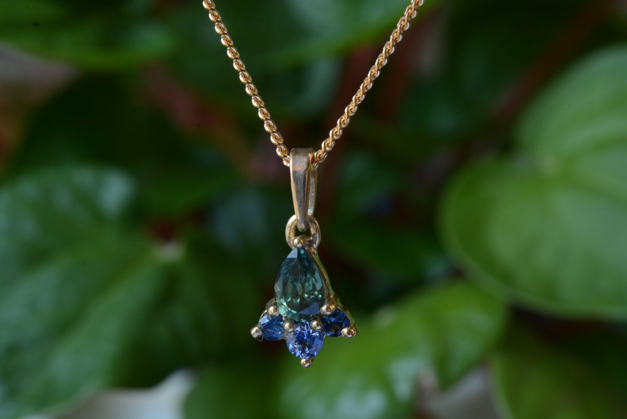 KESTREL I SAPPHIRE-Necklaces-Corkysaintclair Melbourne