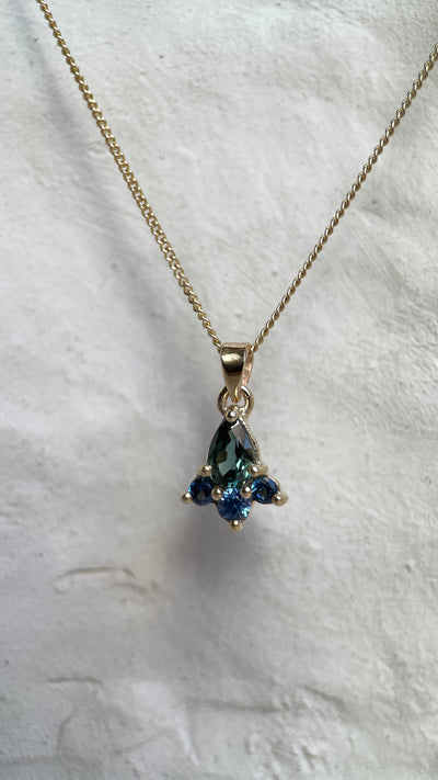 KESTREL I SAPPHIRE-Necklaces-Corkysaintclair Melbourne