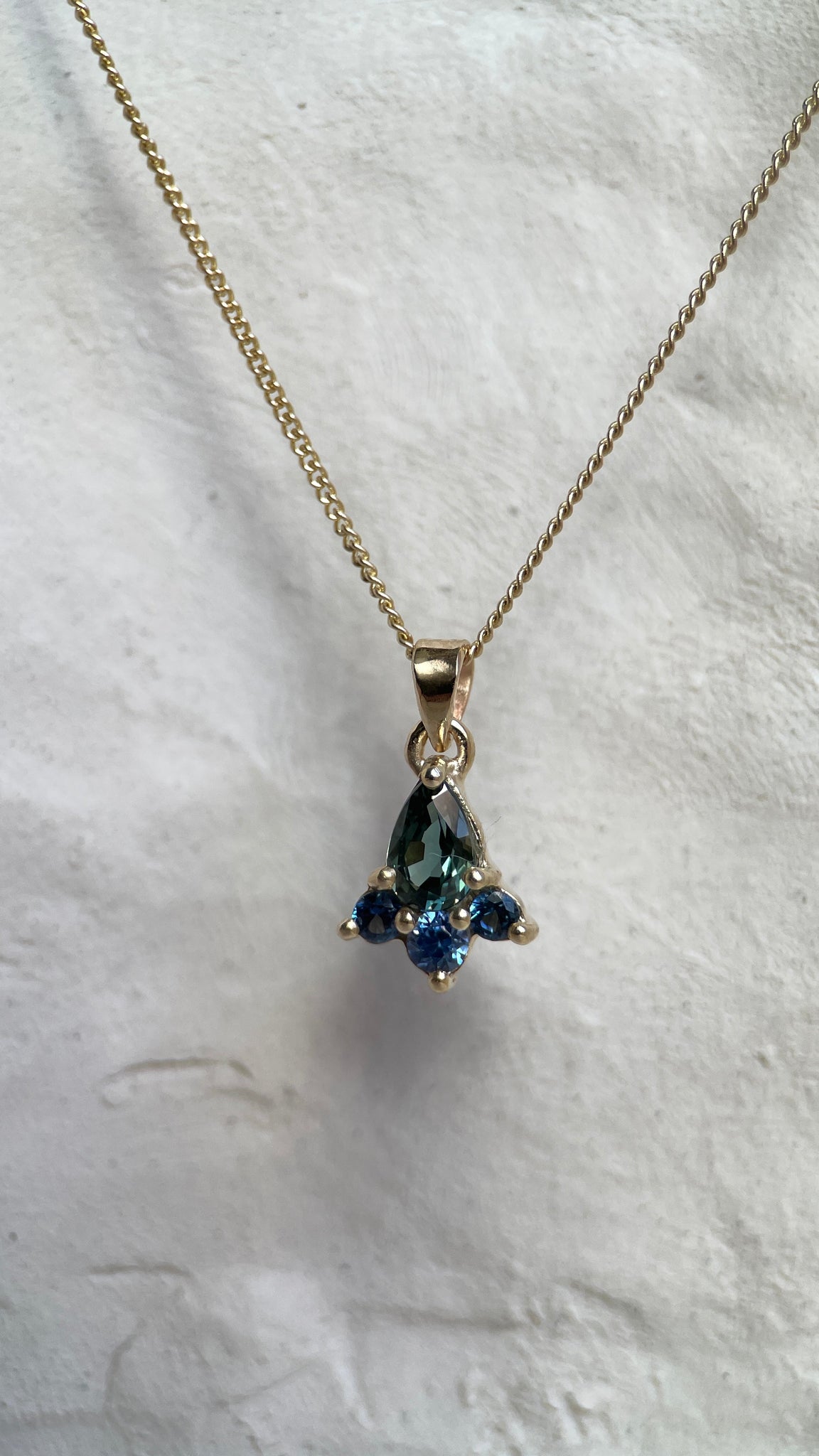 KESTREL I SAPPHIRE-Necklaces-Corkysaintclair Melbourne