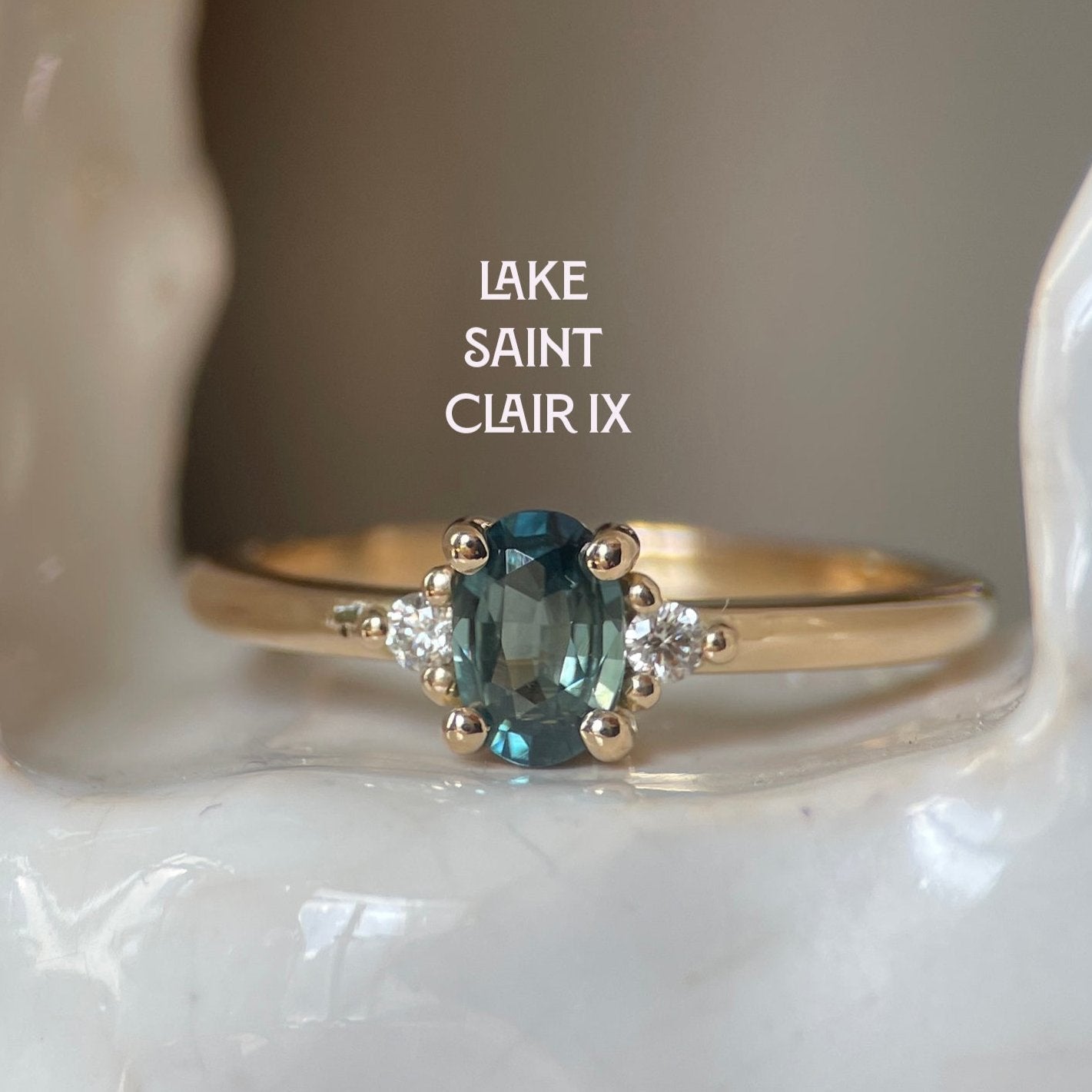 LAKE SAINT CLAIR IX WEDDING SET-Rings-Corkysaintclair Melbourne