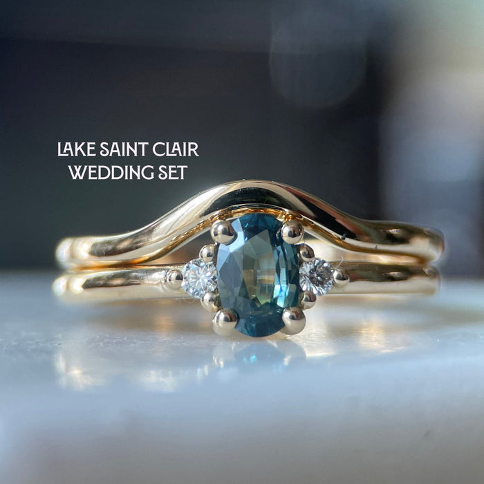 LAKE SAINT CLAIR IX WEDDING SET-Rings-Corkysaintclair Melbourne