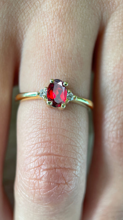 LAKE SAINT CLAIR X GARNET-Rings-Corkysaintclair Melbourne
