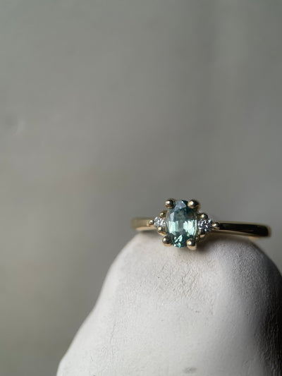 LAKE SAINT CLAIR XXI SAPPHIRE RING SET-Rings-Corkysaintclair Melbourne