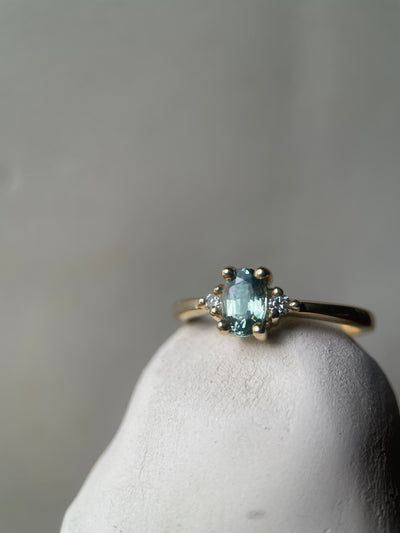 LAKE SAINT CLAIR XXI SAPPHIRE RING SET-Rings-Corkysaintclair Melbourne
