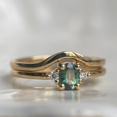LAKE SAINT CLAIR XXIII SAPPHIRE RING SET-Rings-Corkysaintclair Melbourne