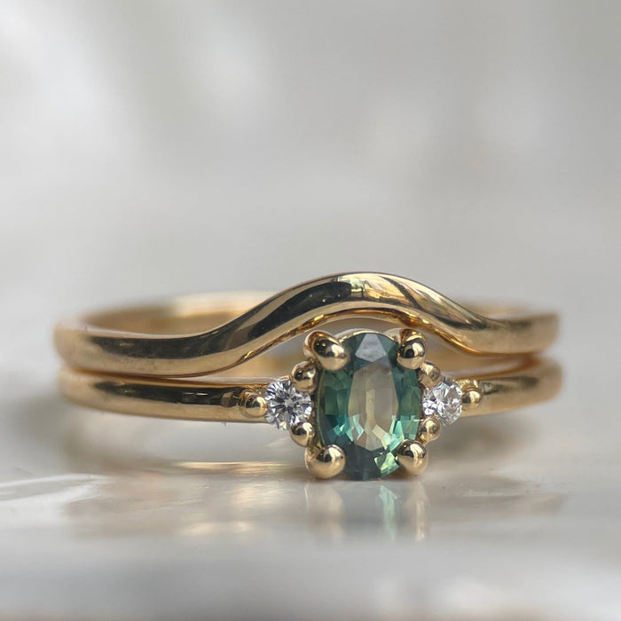 LAKE SAINT CLAIR XXIII SAPPHIRE RING SET-Rings-Corkysaintclair Melbourne