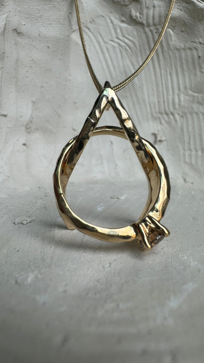 LIGHTHOUSE RING HOLDER PENDANT II-Necklaces-Corkysaintclair Melbourne
