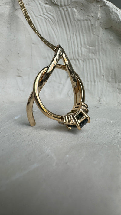 LIGHTHOUSE RING HOLDER PENDANT II-Necklaces-Corkysaintclair Melbourne