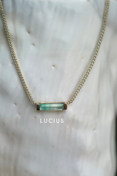 LUCIUS III EMERALD-Necklaces-Corkysaintclair Melbourne
