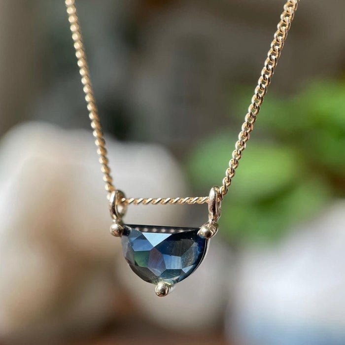 LUMIERE IX SAPPHIRE-Necklaces-Corkysaintclair Melbourne