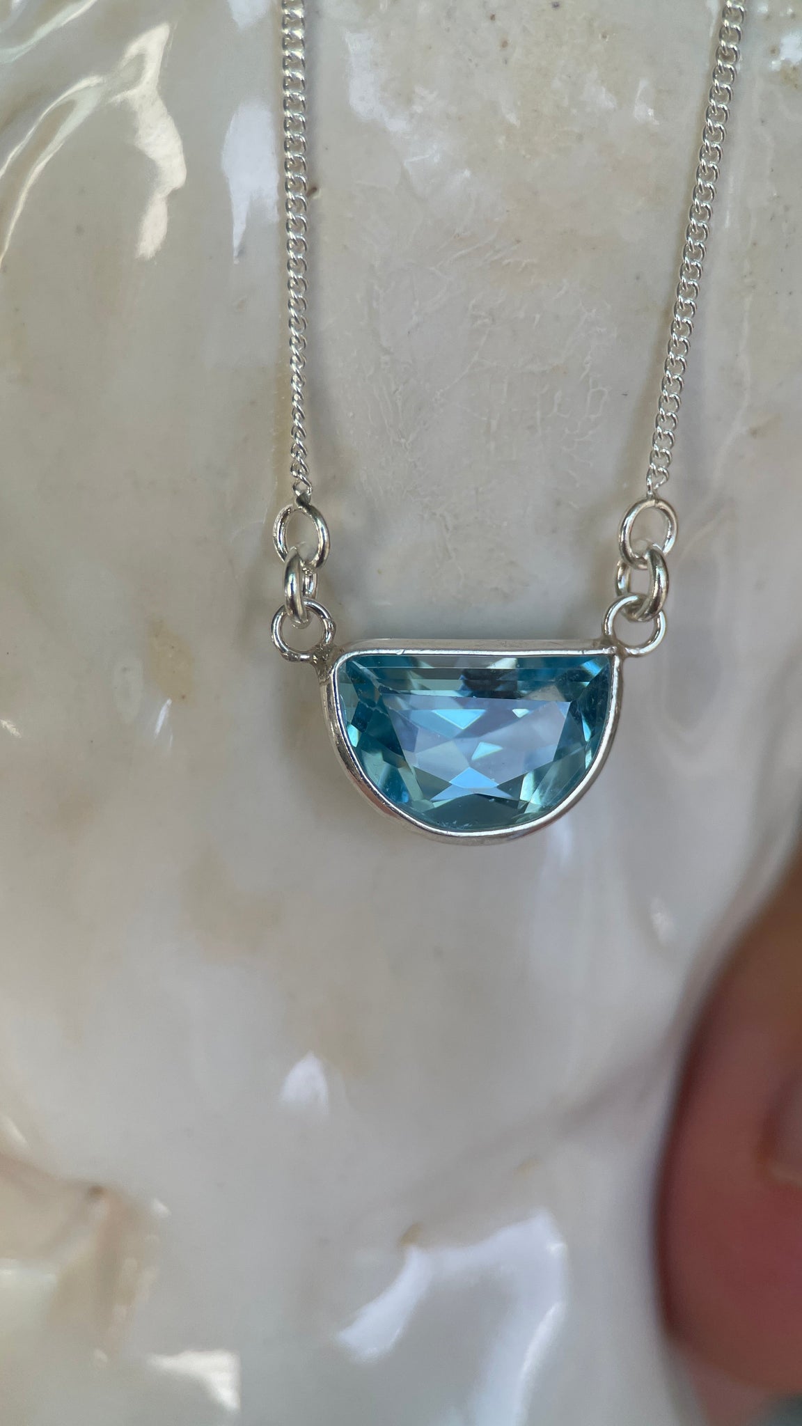 LUMIERE XXI AQUAMARINE-Necklaces-Corkysaintclair Melbourne