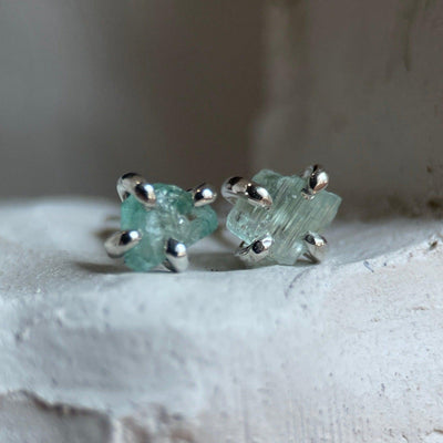 LUNA XXXII EMERALDS-Earrings-Corkysaintclair Melbourne