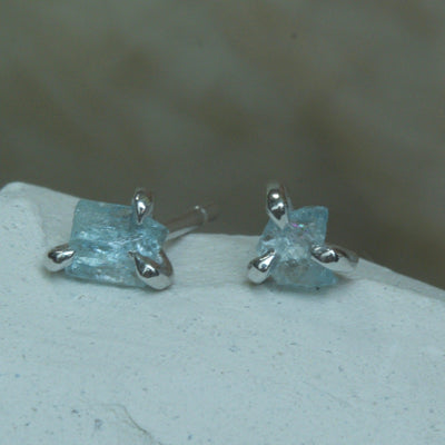 LUNA XXXVIII AQUAMARINE-Earrings-Corkysaintclair Melbourne