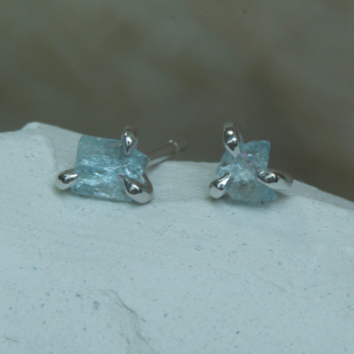 LUNA XXXVIII AQUAMARINE-Earrings-Corkysaintclair Melbourne