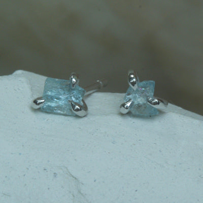 LUNA XXXVIII AQUAMARINE-Earrings-Corkysaintclair Melbourne