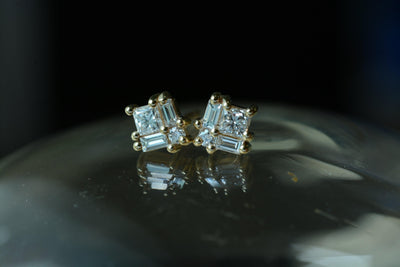 LUX AETERNA I DIAMOND-Earrings-Corkysaintclair Melbourne