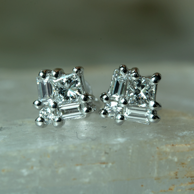 LUX AETERNA II DIAMOND-Earrings-Corkysaintclair Melbourne