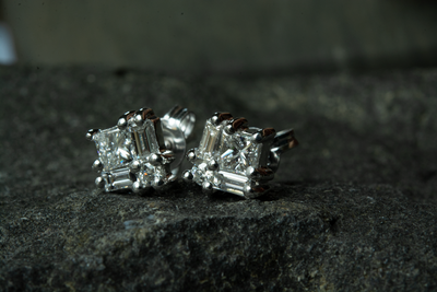 LUX AETERNA II DIAMOND-Earrings-Corkysaintclair Melbourne