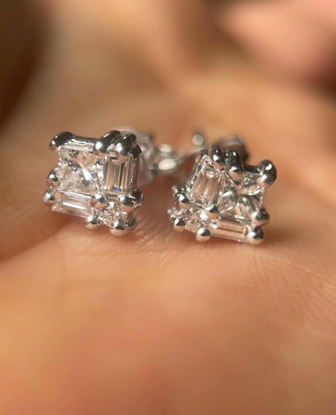 LUX AETERNA II DIAMOND-Earrings-Corkysaintclair Melbourne