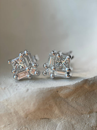 LUX AETERNA II DIAMOND-Earrings-Corkysaintclair Melbourne