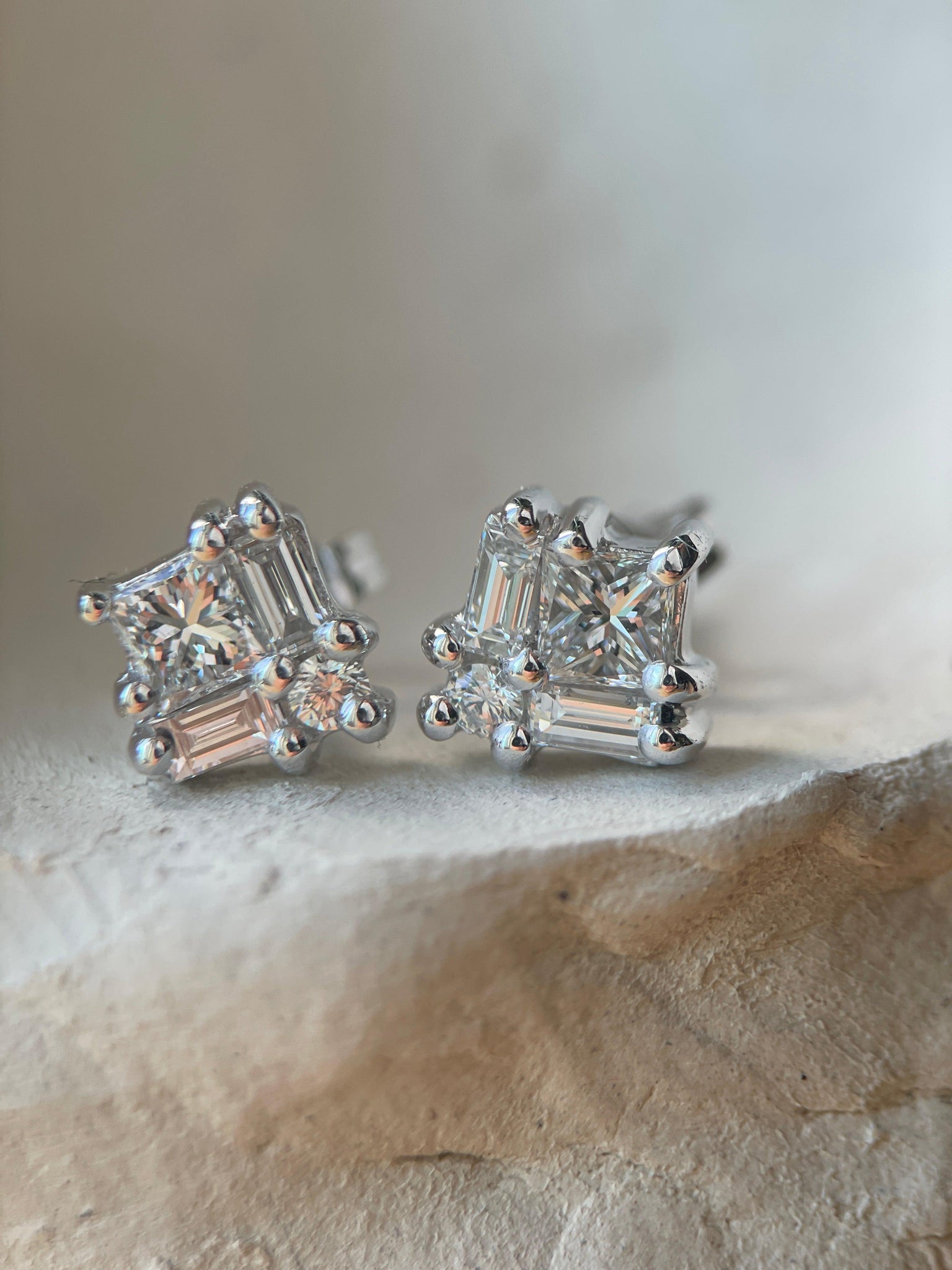 LUX AETERNA II DIAMOND-Earrings-Corkysaintclair Melbourne