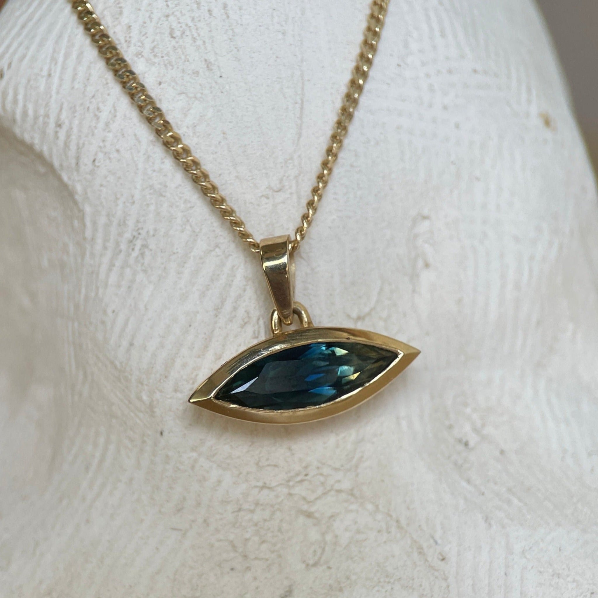LUXOR I SAPPHIRE-Necklaces-Corkysaintclair Melbourne