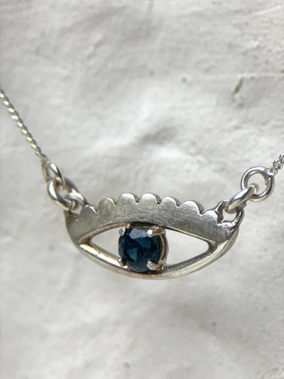 MAGIC EYE PENDANT SAPPHIRE-Accessories-Corkysaintclair Melbourne