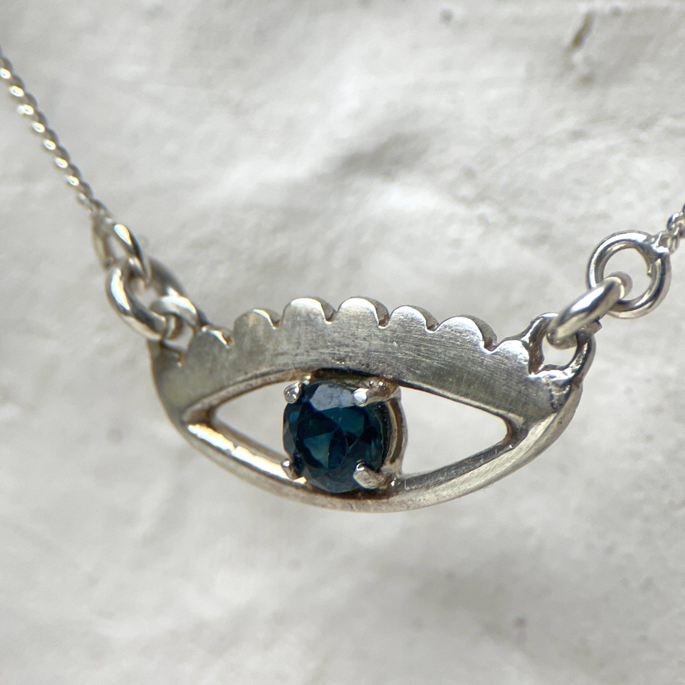 MAGIC EYE PENDANT SAPPHIRE-Accessories-Corkysaintclair Melbourne