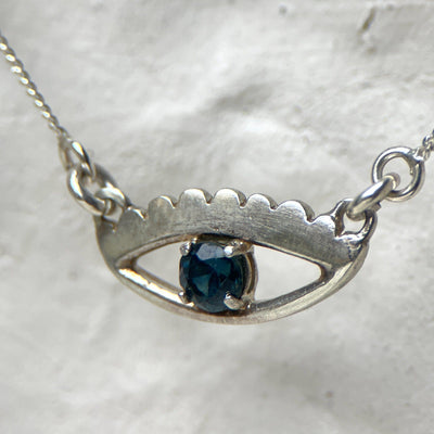 MAGIC EYE PENDANT SAPPHIRE-Accessories-Corkysaintclair Melbourne