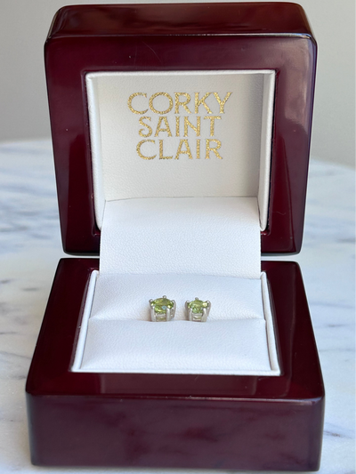 MAGIC HOUR XVIII PERIDOT-Earrings-Corkysaintclair Melbourne