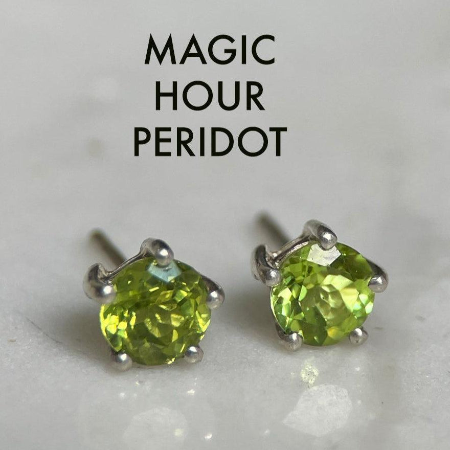 MAGIC HOUR XVIII PERIDOT-Earrings-Corkysaintclair Melbourne