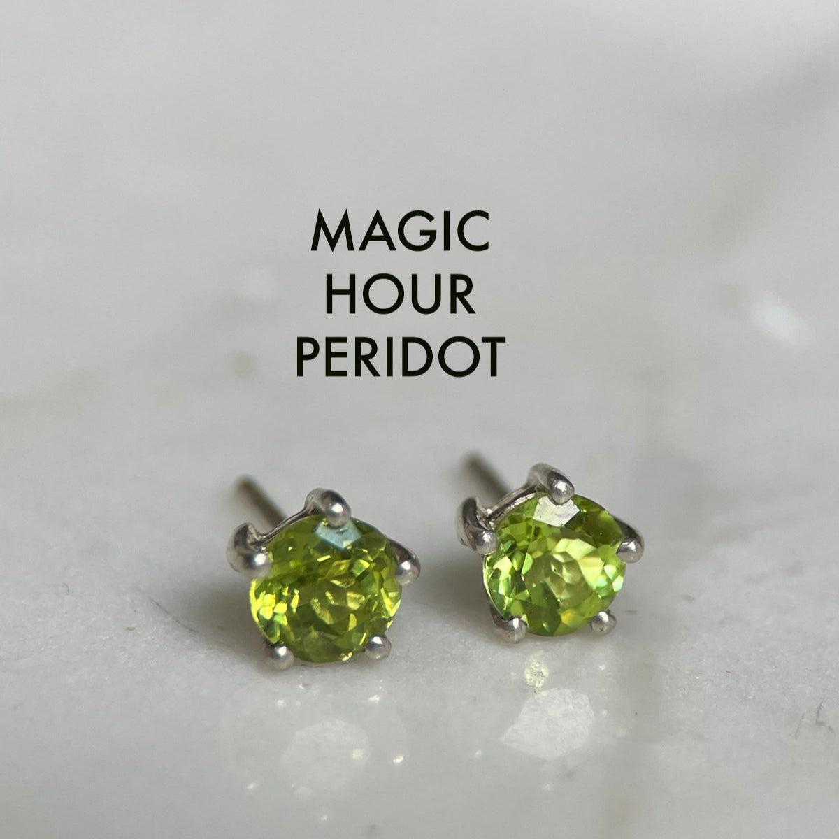 MAGIC HOUR XVIII PERIDOT-Earrings-Corkysaintclair Melbourne