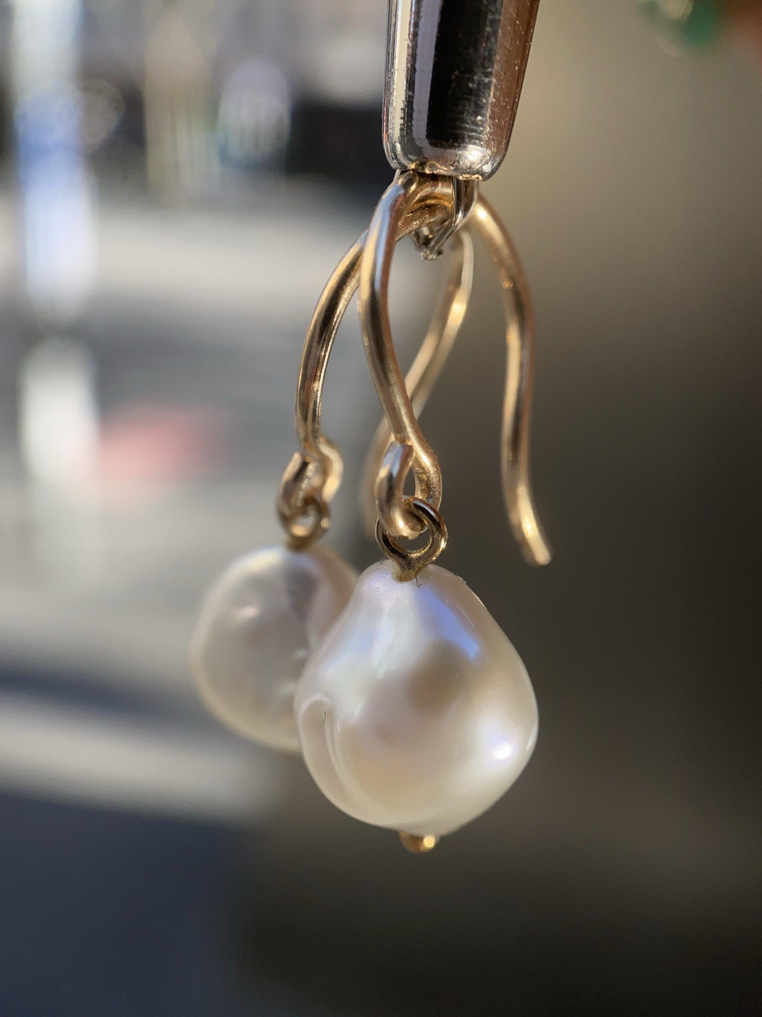 MEDUSA IV PEARL-Earrings-Corkysaintclair Melbourne