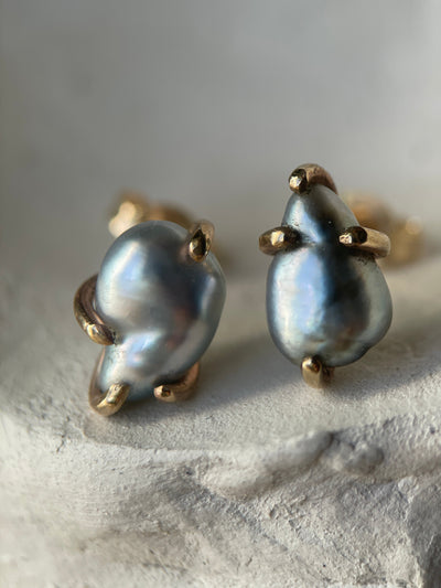 MISCHA TAHITIAN PEARL-Earrings-Corkysaintclair Melbourne