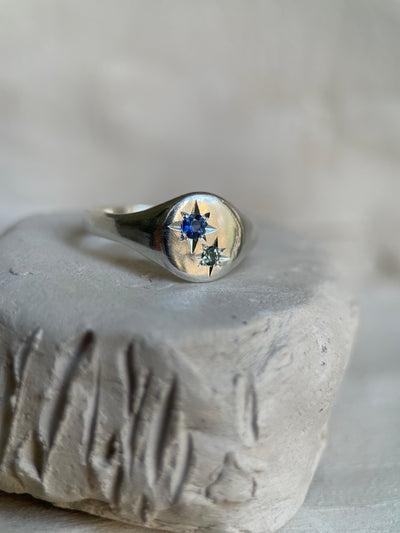 NEPTUNE II SAPPHIRE-Rings-Corkysaintclair Melbourne