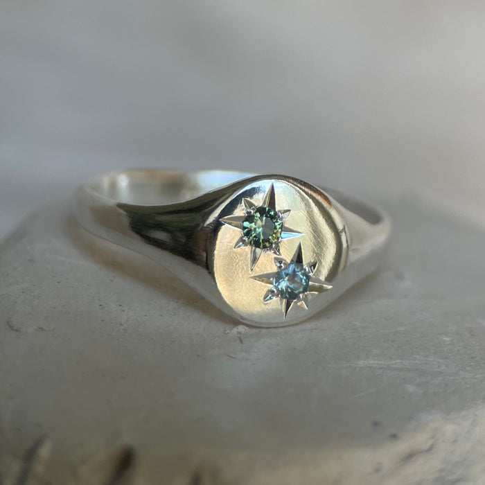 NEPTUNE III SAPPHIRE-Rings-Corkysaintclair Melbourne