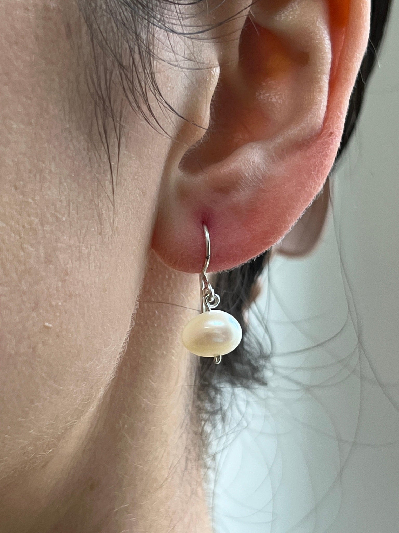 NIMBUS V PEARL-Earrings-Corkysaintclair Melbourne