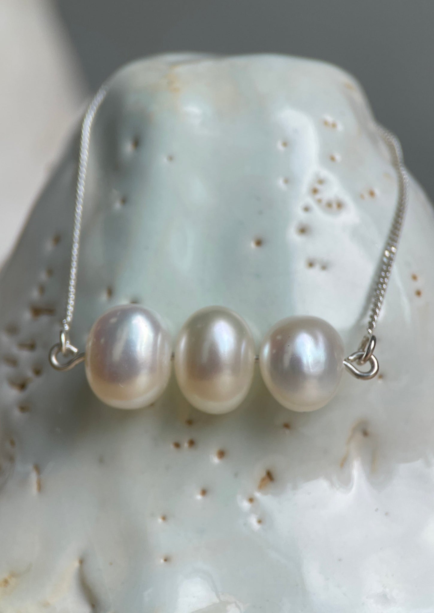 PEARL BAR NECKLACE-Necklaces-Corkysaintclair Melbourne