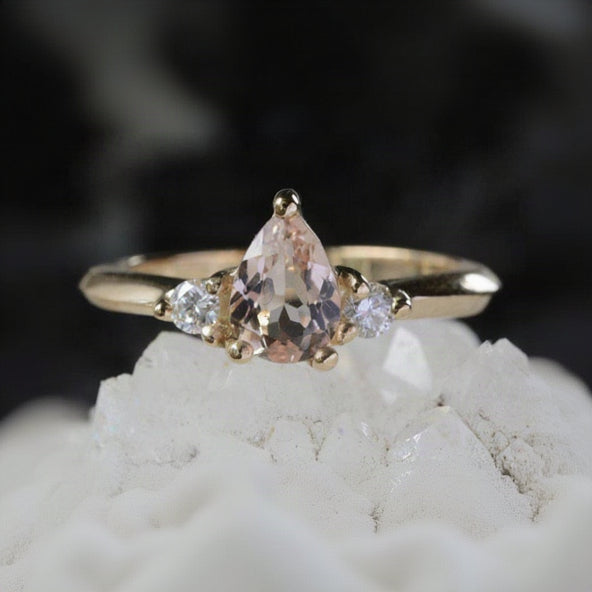 PEONY I MORGANITE-Rings-Corkysaintclair Melbourne