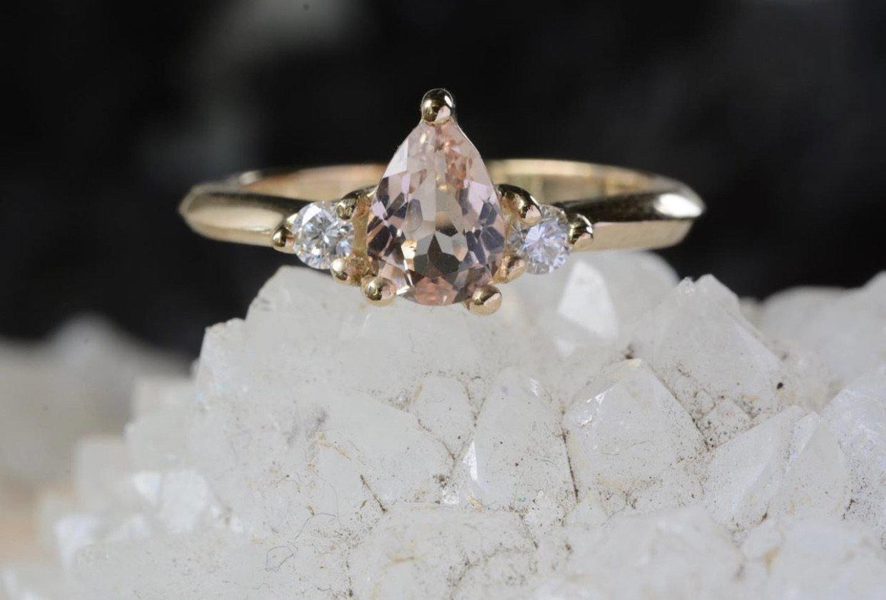 PEONY I MORGANITE-Rings-Corkysaintclair Melbourne