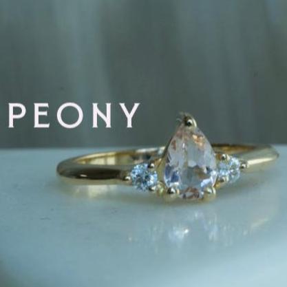 PEONY I MORGANITE-Rings-Corkysaintclair Melbourne