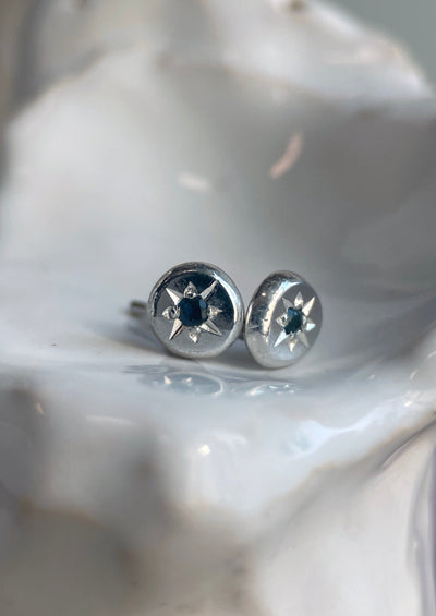 POLARIS MAJOR IXX SAPPHIRES-Earrings-Corkysaintclair Melbourne