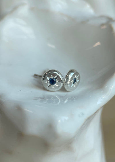 POLARIS MAJOR IXX SAPPHIRES-Earrings-Corkysaintclair Melbourne