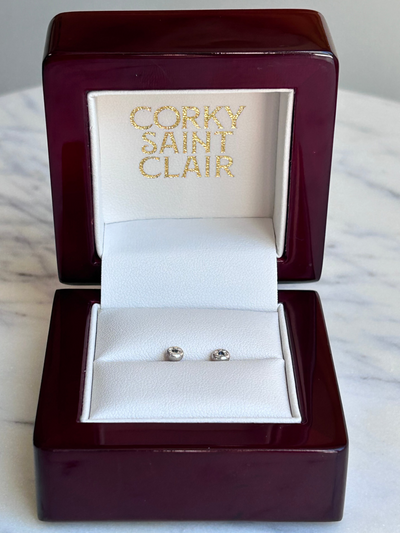 POLARIS MINOR IXX SAPPHIRES-Earrings-Corkysaintclair Melbourne