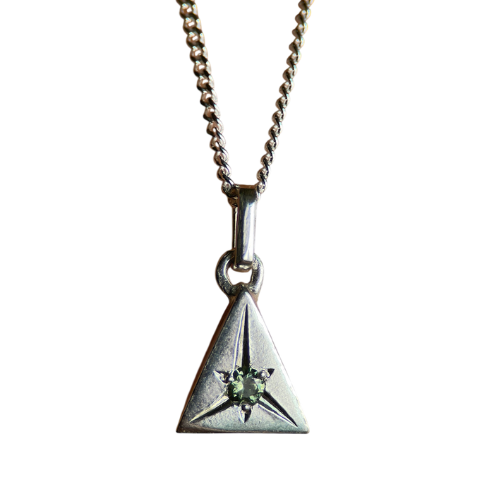 PRISM III GREEN SAPPHIRE-Necklaces-Corkysaintclair Melbourne