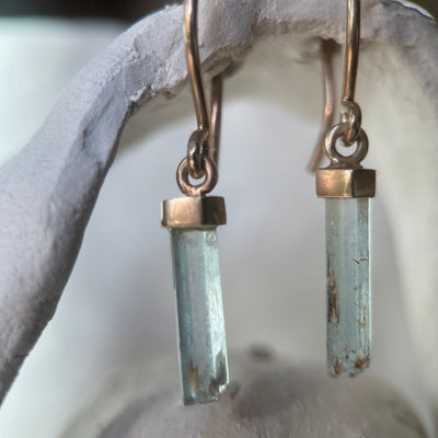 PURE LIGHT I AQUAMARINE-Earrings-Corkysaintclair Melbourne