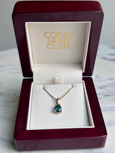 ROMY III TOPAZ GOLD-Necklaces-Corkysaintclair Melbourne