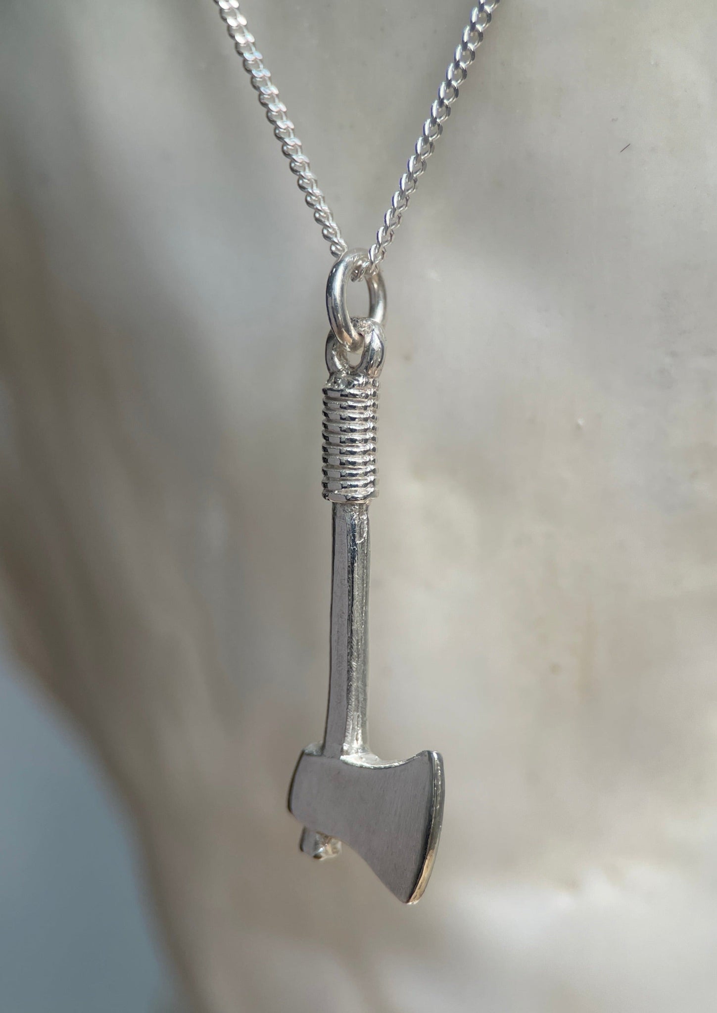 SILVER AXE-Necklaces-Corkysaintclair Melbourne