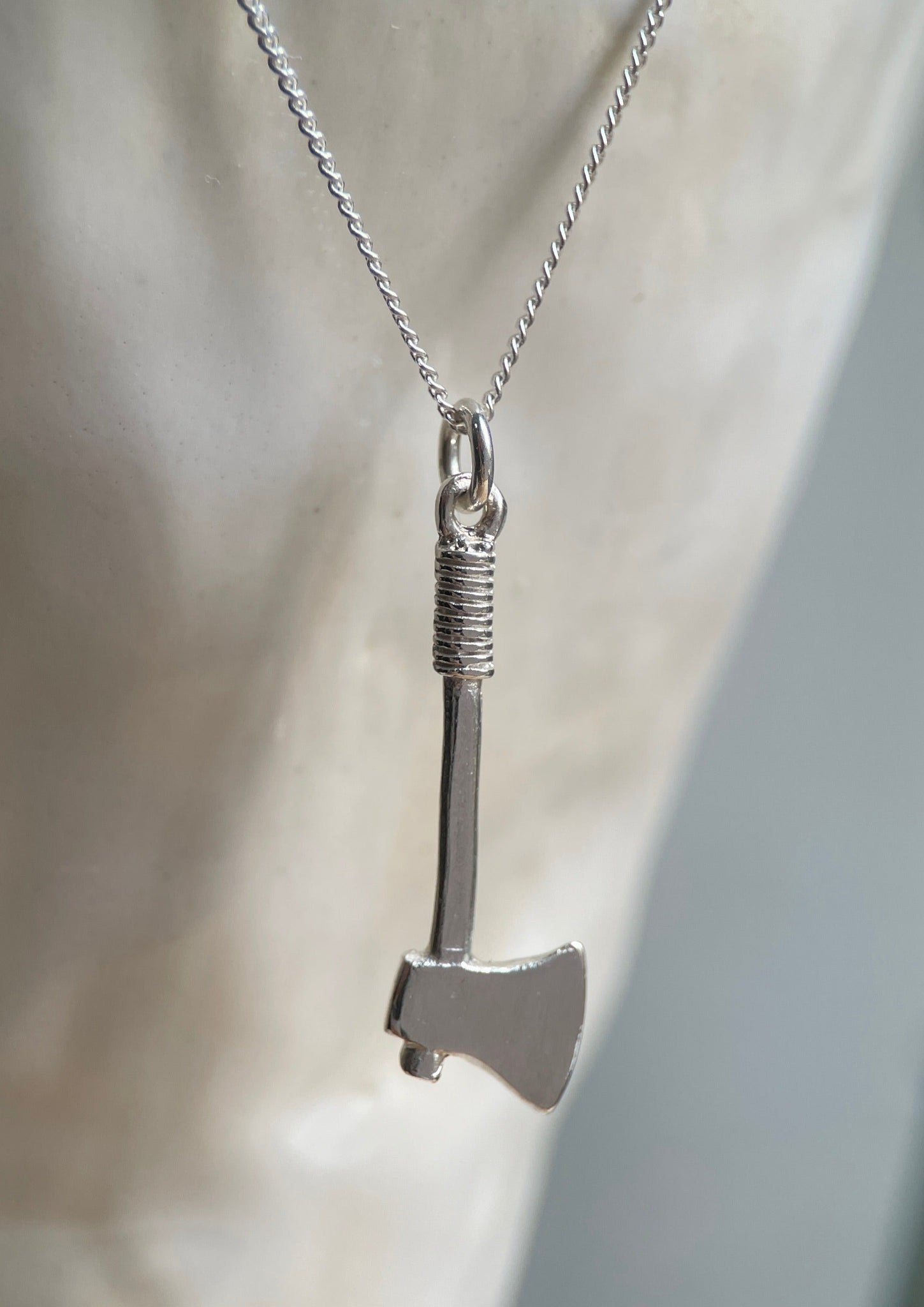 SILVER AXE-Necklaces-Corkysaintclair Melbourne